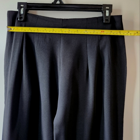 Women's Black Button-Up Wide Leg Business Casual Pants BNWT - Picture 5 of 9